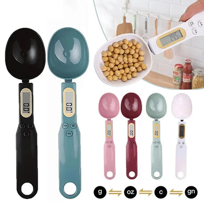 Portable LCD Kitchen Scale Spoon